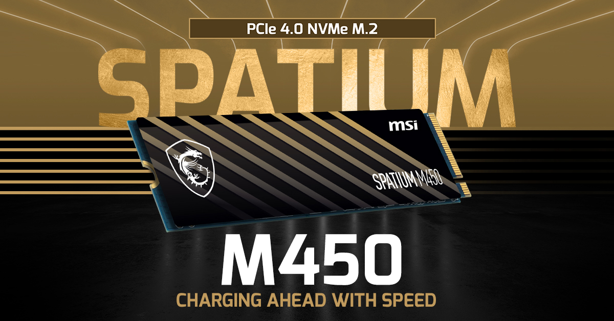 MSI дополняет линейку продуктов SSD SPATIUM M450