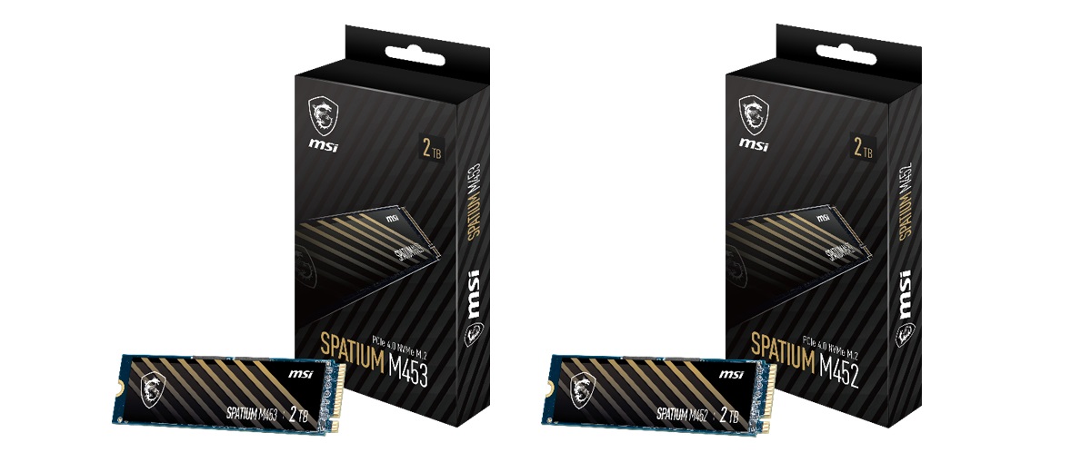 Новые SSD MSI SPATIUM M461 / M452 / M453